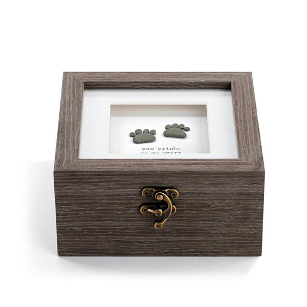 Paw Prints Keepsake Box