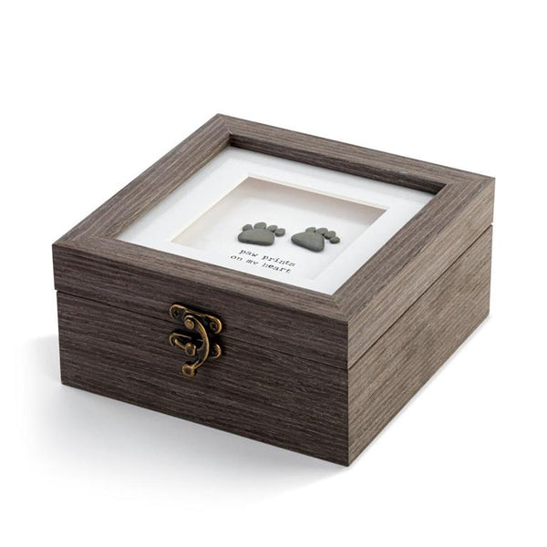Paw Prints Keepsake Box