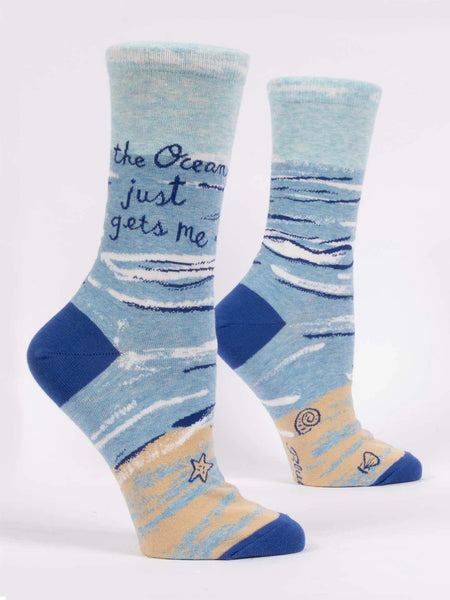 Crew Socks Women The Ocean Just Gets Me