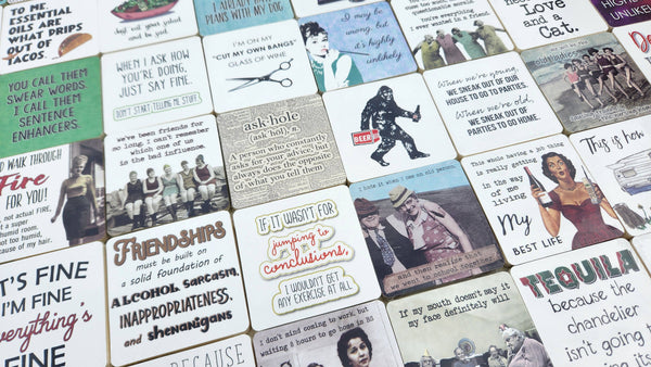 Coaster Paper 6pk Don't F@*K Up My Table