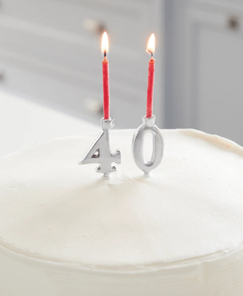 Number Candle Holder Set