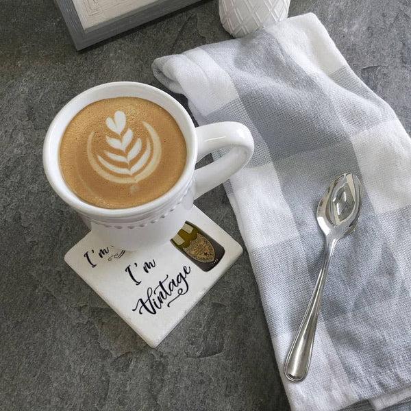 Drink Coaster I'm Not Old I'm Vintage 4"