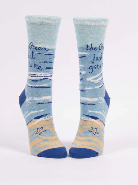 Crew Socks Women The Ocean Just Gets Me