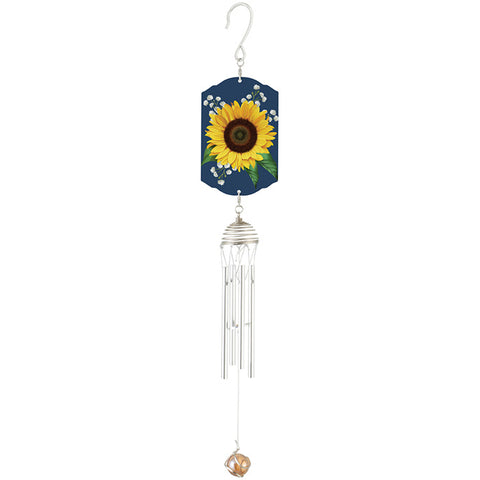 Picture Perfect Wind Chime Sunflower 18"