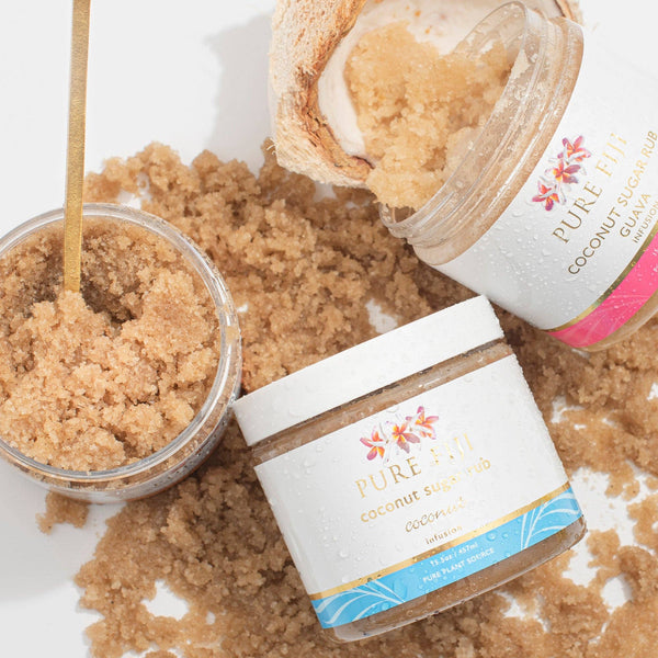 Coconut Sugar Scrub (15.5oz/455ml): Guava
