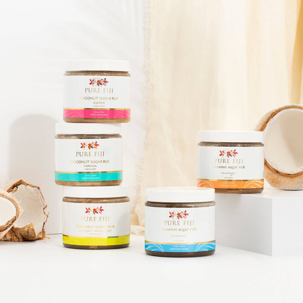 Coconut Sugar Scrub (15.5oz/455ml): Guava