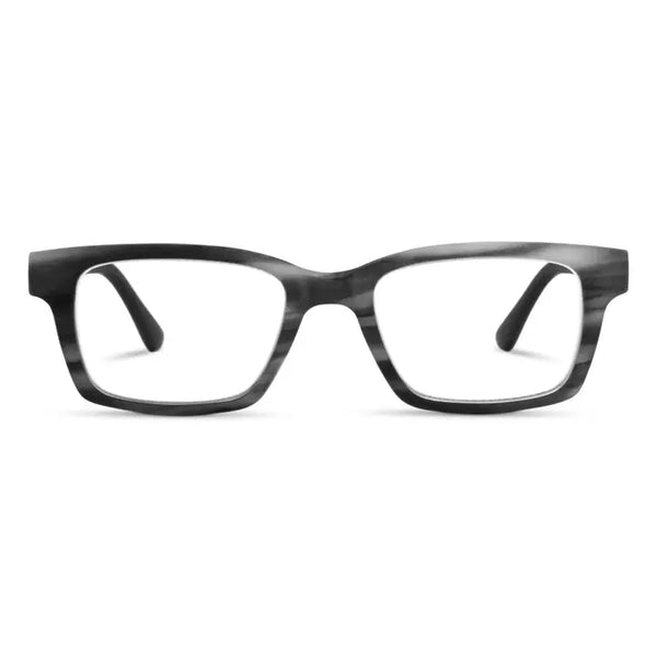 Cedar Charcoal Horn/Black Readers