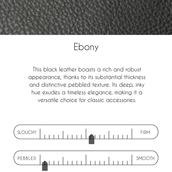 Britt Belt Bag Upcycled Gucci Full Front in Black Leather