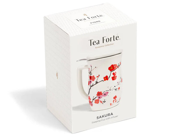 Fiore Steeping Cup with Infuser Sakura 14oz