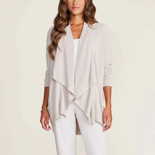 Cozy Chic Ultra Lite Shawl Pointelle Cardi