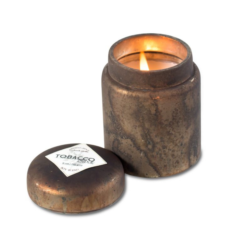 tobacco smoke candle Smoke Mountain Fire Pot Candle Tobacco Bark 9oz