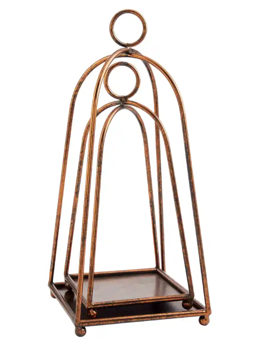 Mud pie short deals lantern with metal handle