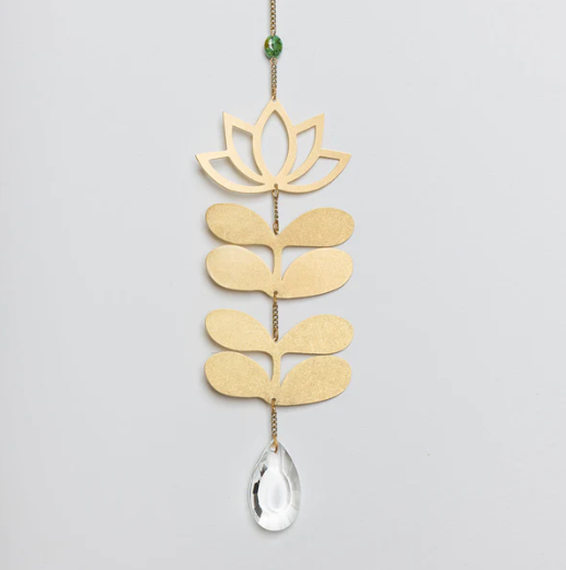 Suncatcher - Lotus/African Turquoise