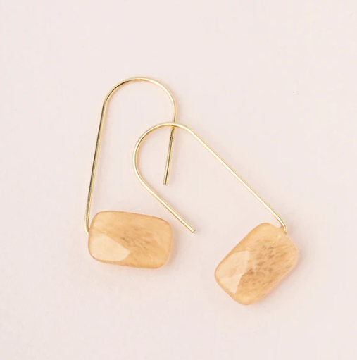 Floating Stone Earrings