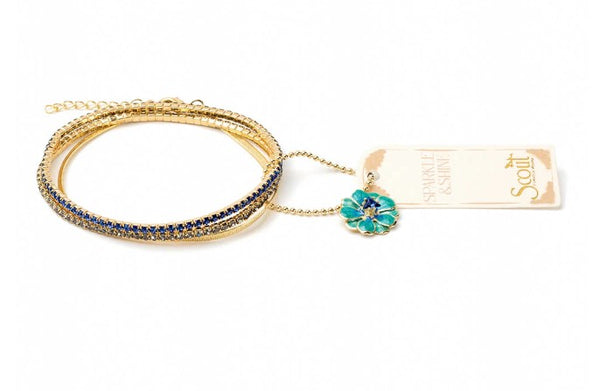 Sparkle & Shine Rhinestone Bracelet Trio