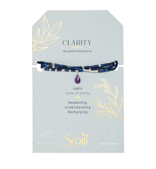Teardrop Stone Wrap Bracelet/Necklace