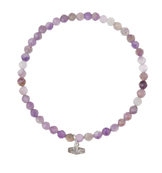 Mini Faceted Stone Stacking Bracelet