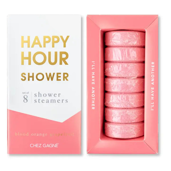 Happy Hour Shower Shower Steamers Blood Orange Grapefruit