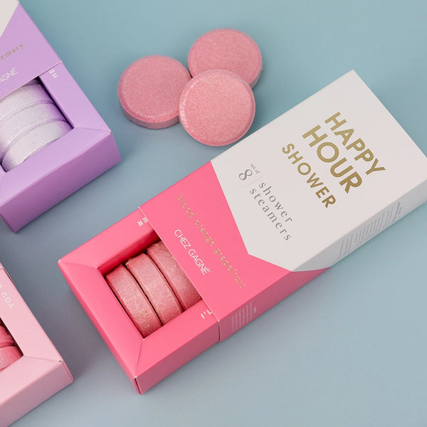 Happy Hour Shower Shower Steamers Blood Orange Grapefruit