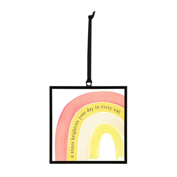 Sister Brightens Your Day Suncatcher