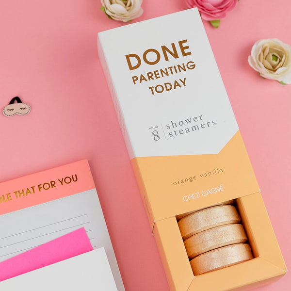 Done Parenting Today Shower Steamers Orange Vanilla