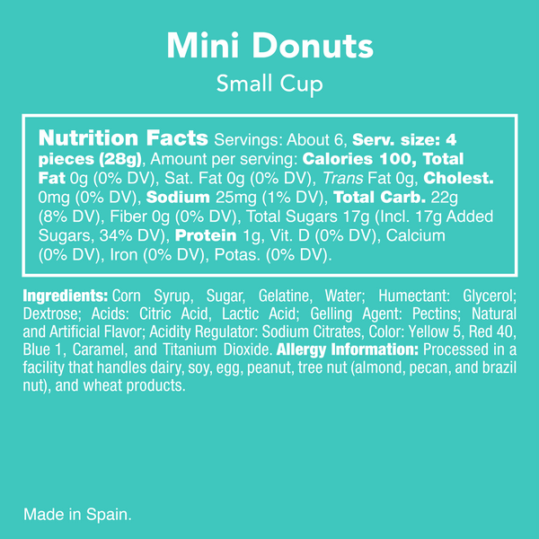 Mini Donuts Gummies 6oz
