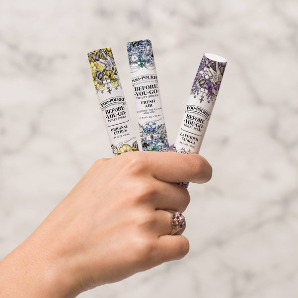 Poo~Pourri On-The-Go 3 pack Original Scents 10ml