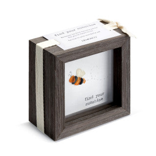 Find Your Sunshine Shadow Box 4"