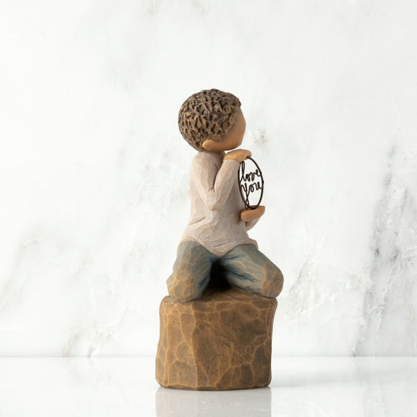 Love You Too Willow Tree Figurine