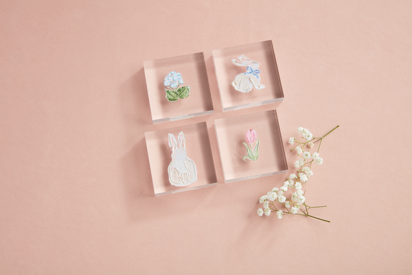 Bow Bunny Acrylic Block
