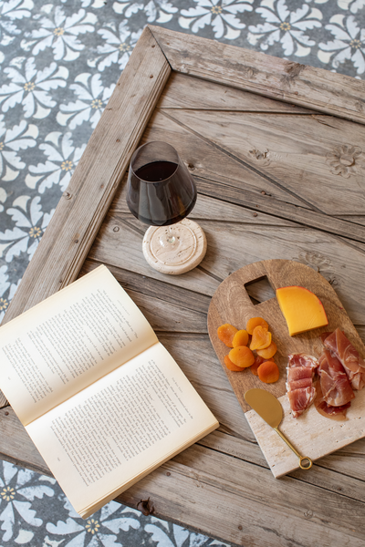 Rounded Travertine Board Set