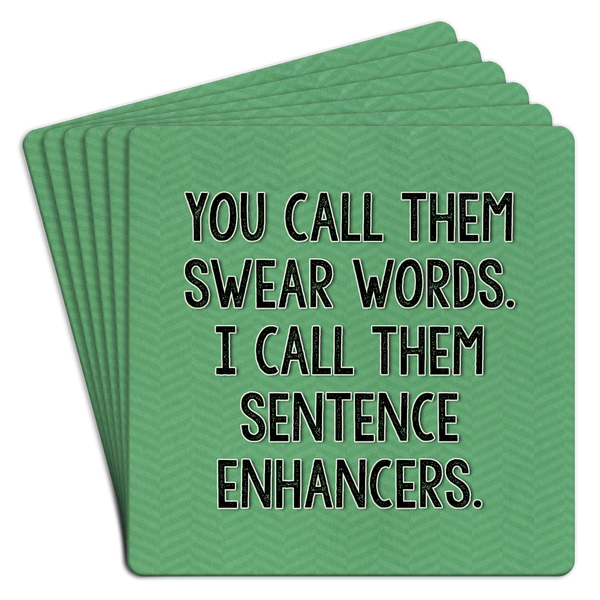 Coasters Paper 6pk You Call Them Swear Words