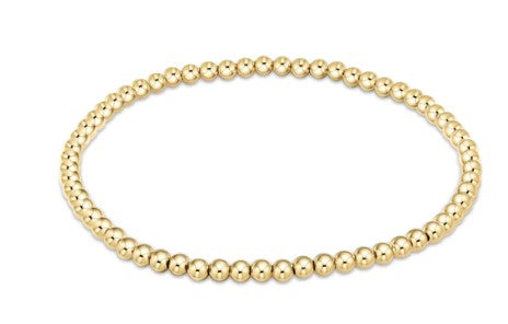 eNewton Extends Classic Gold Bead Bracelets