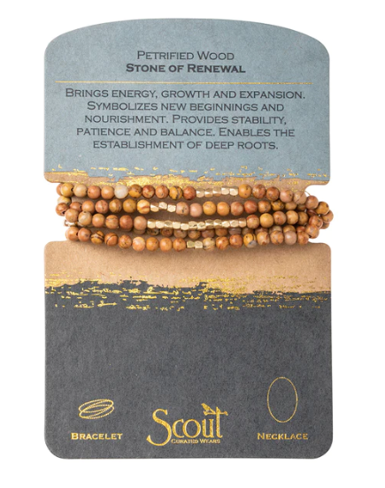 Stone Wrap Bracelet/Necklace