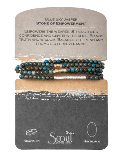 Stone Wrap Bracelet/Necklace