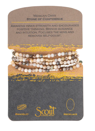 Stone Wrap Bracelet/Necklace
