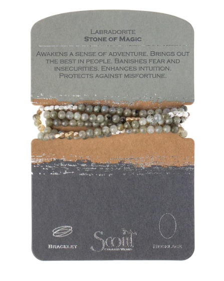 Stone Wrap Bracelet/Necklace