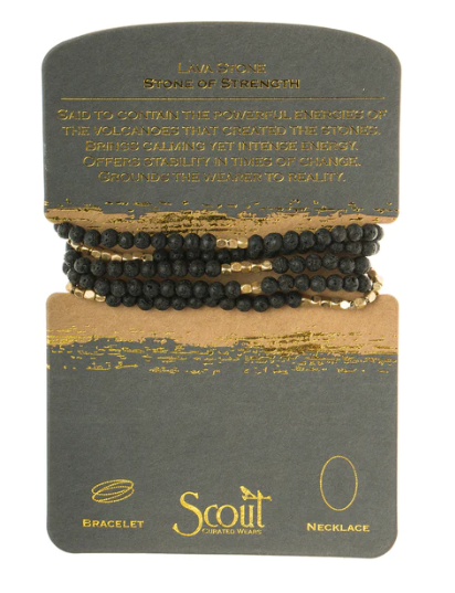 Stone Wrap Bracelet/Necklace