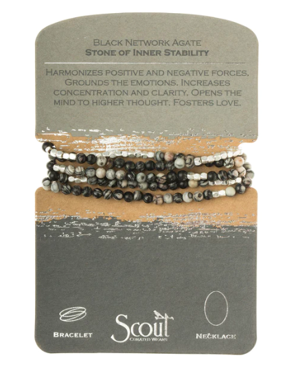 Stone Wrap Bracelet/Necklace