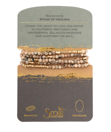 Stone Wrap Bracelet/Necklace