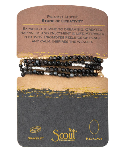 Stone Wrap Bracelet/Necklace