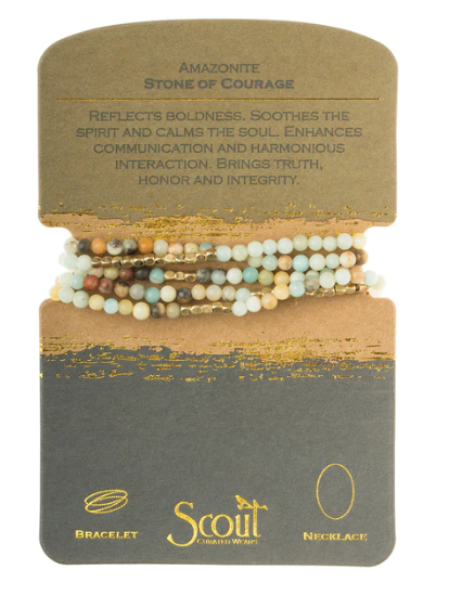 Stone Wrap Bracelet/Necklace