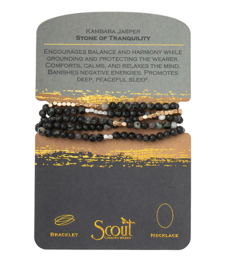 Stone Wrap Bracelet/Necklace