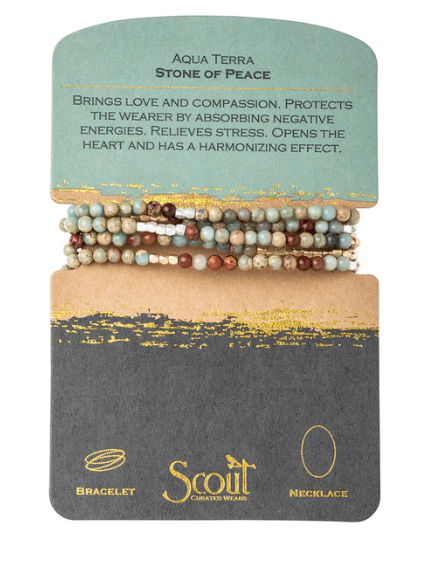Stone Wrap Bracelet/Necklace