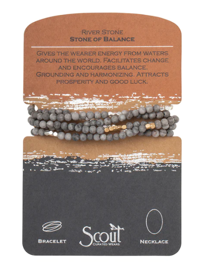Stone Wrap Bracelet/Necklace
