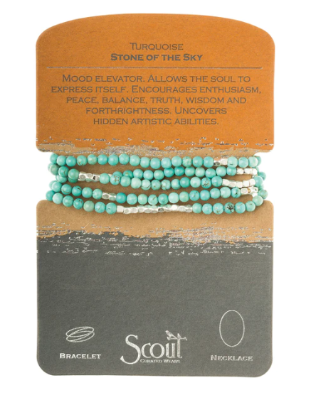 Stone Wrap Bracelet/Necklace
