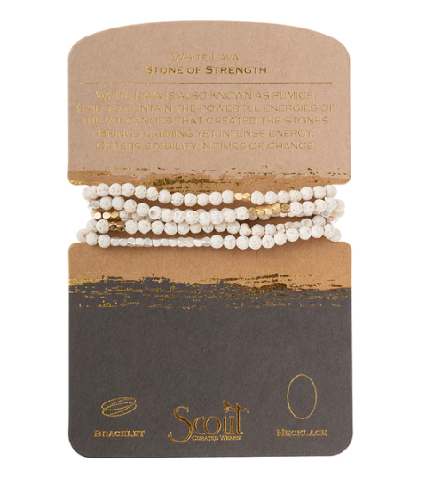 Stone Wrap Bracelet/Necklace