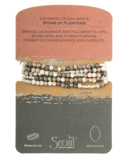 Stone Wrap Bracelet/Necklace