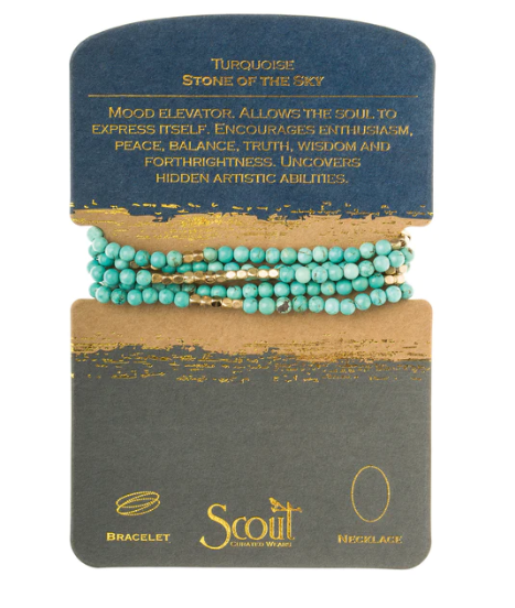 Stone Wrap Bracelet/Necklace