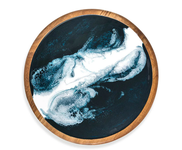 Acacia & Resin Lazy Susan 16"